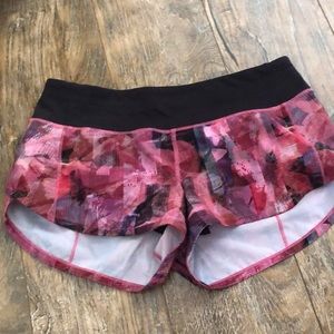 Lululemon Speed Shorts